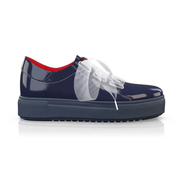 BREN MAROE Designer Women Sport Tec Blue Sneaker